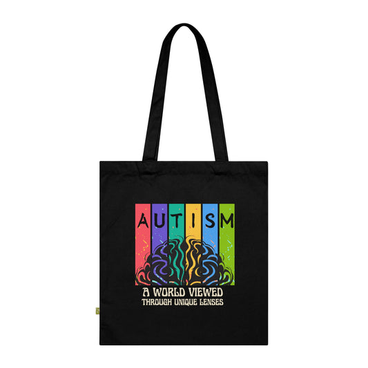 Autism Awareness Organic Cotton Tote Bag – Unique Perspectives Design